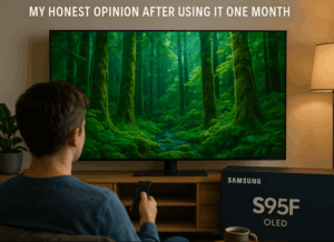 Samsung S95F Review – My Personal Experience After 1 Month (2025)