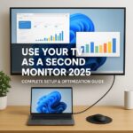 Use Your TV as a Second Monitor 2025 – Complete Setup & Optimization Guide