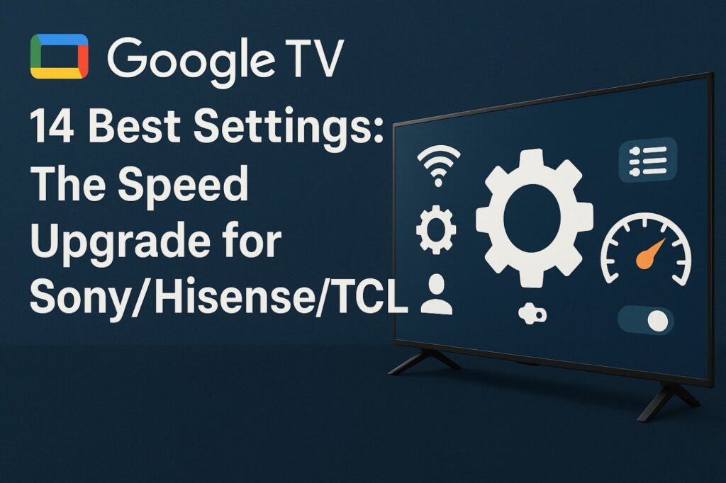 Google TV 14 Best Settings: The Speed Upgrade for Sony/Hisense/TCL
