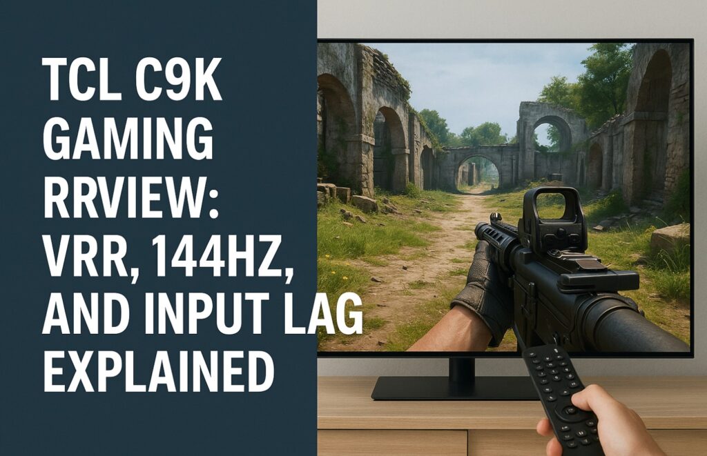 TCL C9K Gaming Review: VRR, 144Hz, and Input Lag Explained
