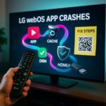 LG webOS app crashes — the clean fix checklist