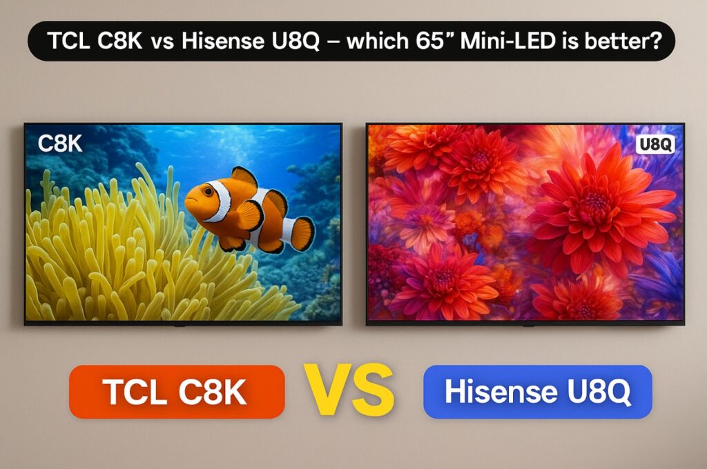 TCL C8K vs Hisense U8Q — which 65″ Mini-LED is better?