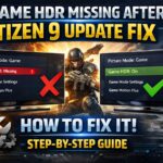 Game HDR missing after Tizen 9 update fix