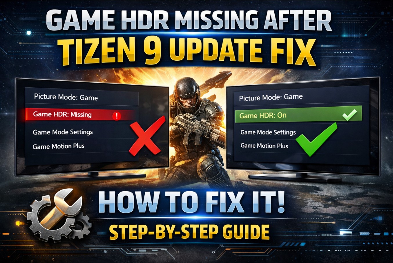 Game HDR missing after Tizen 9 update fix