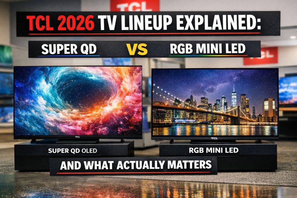 TCL 2026 TV lineup explained: Super QD vs RGB Mini LED, and what actually matters