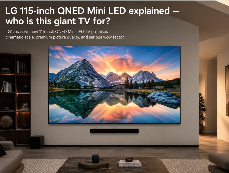 LG 115-inch QNED Mini LED explained — who is this giant TV for?