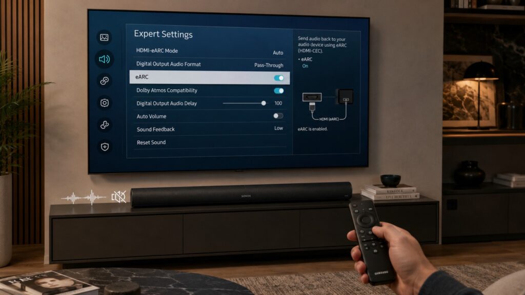 Samsung TV Sound Cuts Out With Sonos Arc Ultra — eARC and Atmos Fixes