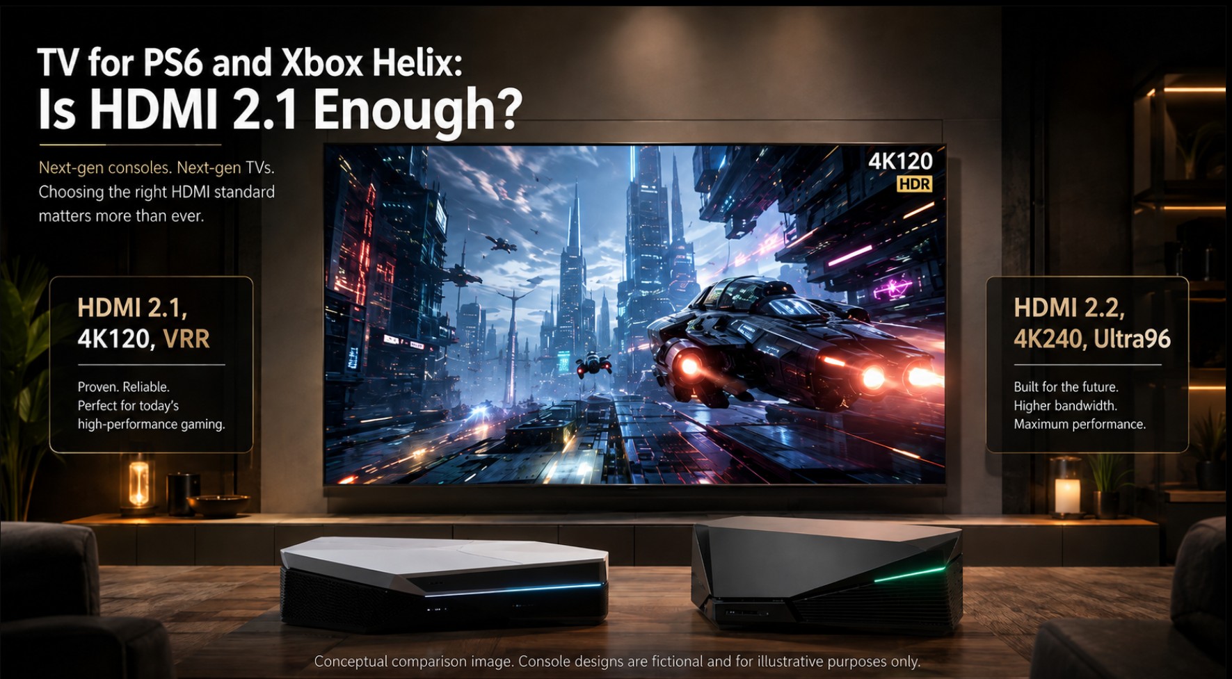 TV for PS6 and Xbox Helix: Is HDMI 2.1 Enough?