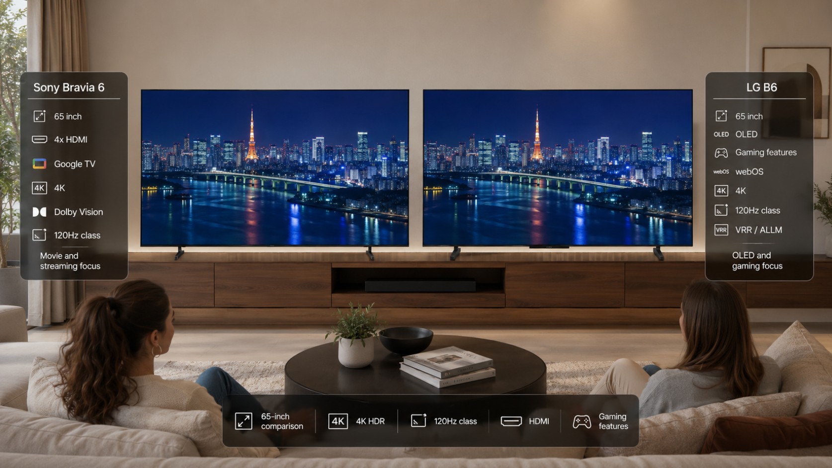 Sony Bravia 6 vs LG B6: Is Sony Worth More?