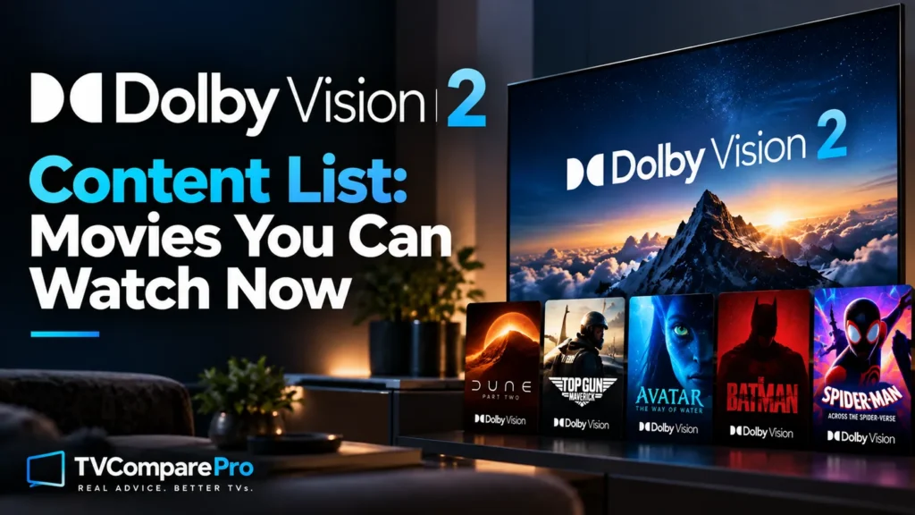 Dolby Vision 2 Content List: Movies You Can Watch Now
