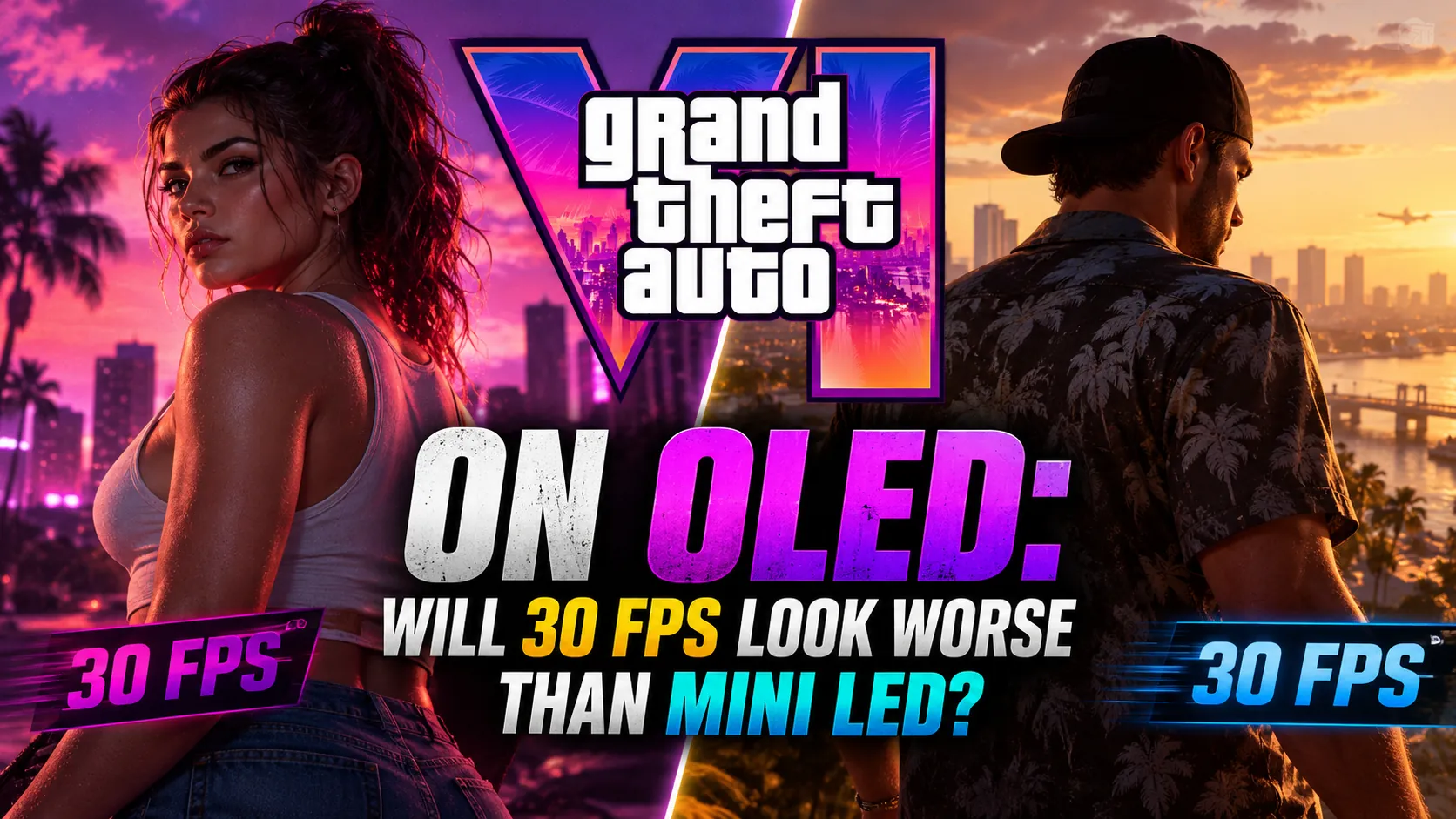 GTA 6 on OLED: Will 30 FPS Look Worse Than Mini LED?
